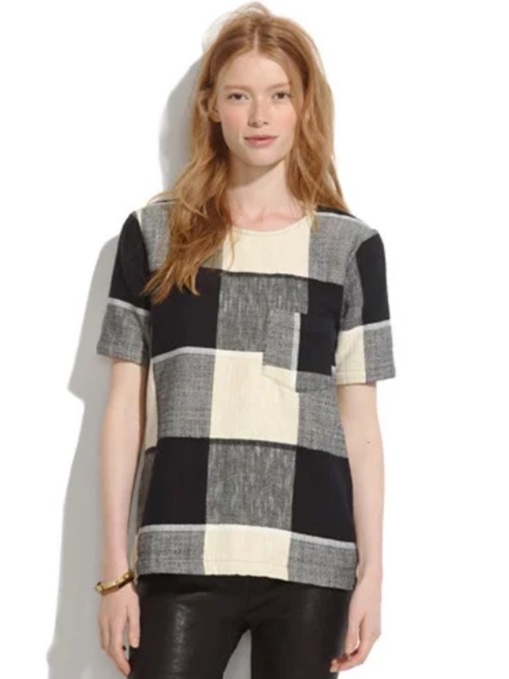 Ace & Jig Checkered Top
